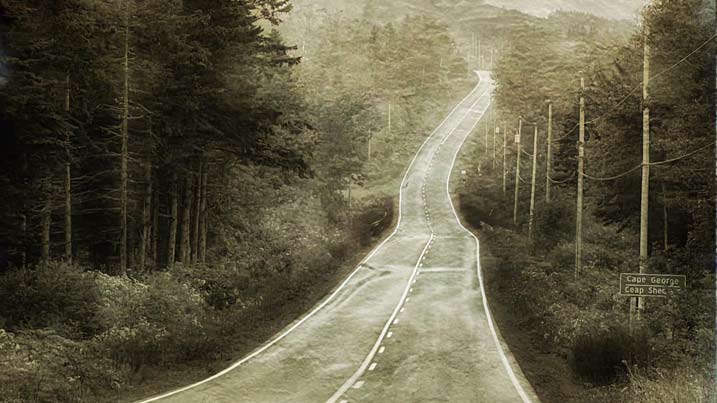 Photograph titled The Road, taken by Kathy Buckalew.