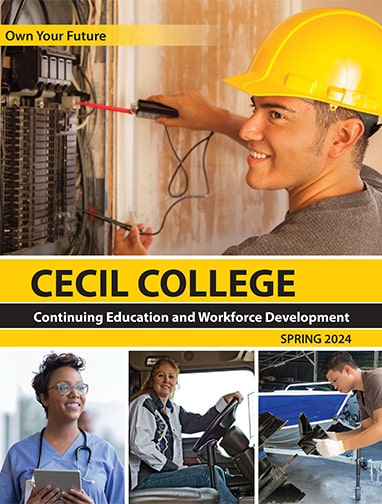Continuing Education and Workforce Development course schedule cover